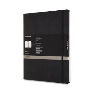 Zápisník Moleskine Professional - tvrdé desky XXL, výběr barev černý, XXL - Reklamnepredmety