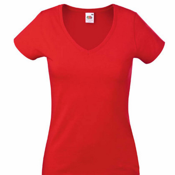 F271N Valueweight V-Neck T Lady-Fit