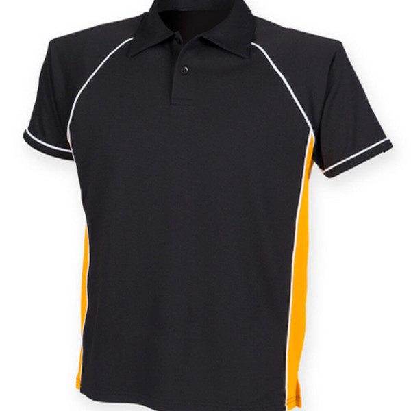 FH370 Mens Piped Performance Polo