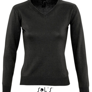 L411 Womens V Neck Sweater Galaxy - Reklamnepredmety