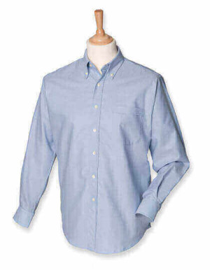 W510 Men`s Classic Long Sleeved Oxford Shirt - Reklamnepredmety