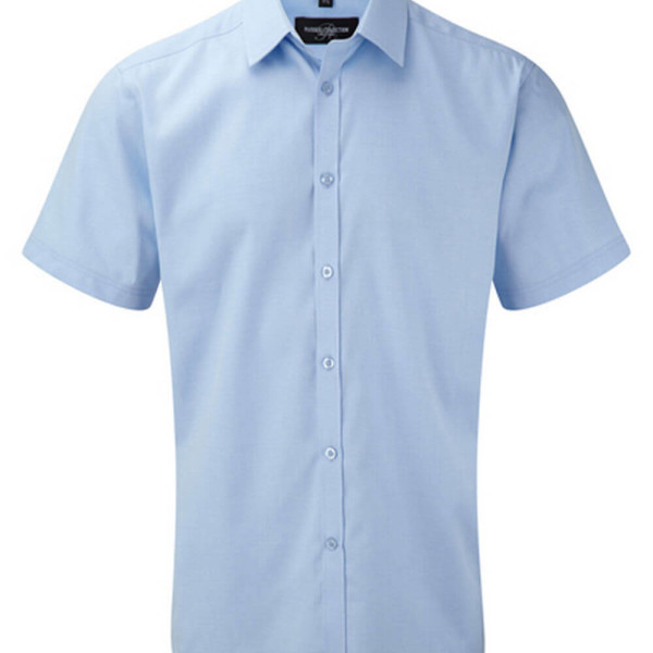 Z963 Men´s Short Sleeve Herringbone Shirt