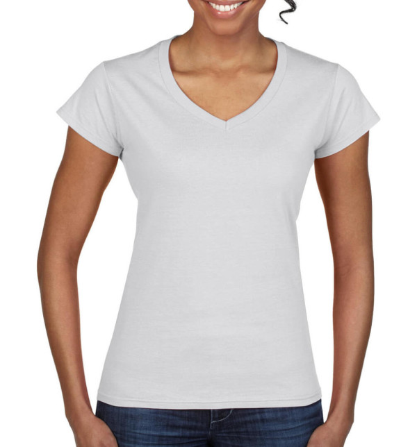 Ladies` Softstyle V-Neck T-Shirt