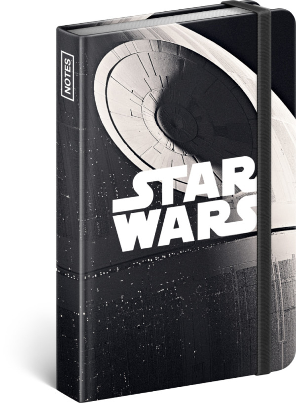 Notes Star Wars – Death Star, linajkovaný, 11 × 16 cm