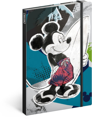 Notes Mickey, linajkovaný, 13 x 21 cm - Reklamnepredmety