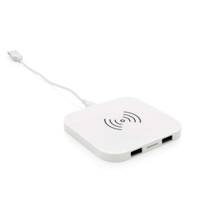 Wireless-5W-Charging-Pad, weiß - Reklamnepredmety