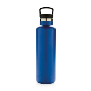 Auslaufsichere Vakuumflasche, blau - Reklamnepredmety