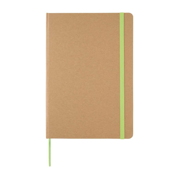 Nachhaltiges A5 Notizbuch, grün