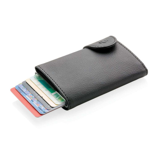 C-Secure RFID Kartenhalter und Geldbörse, braun