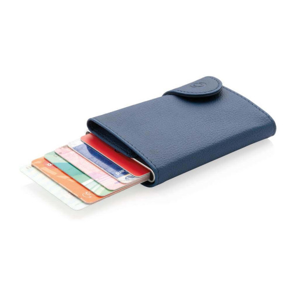 C-Secure RFID Kartenhalter und Geldbörse, braun