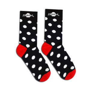 Socks black dotted - Reklamnepredmety