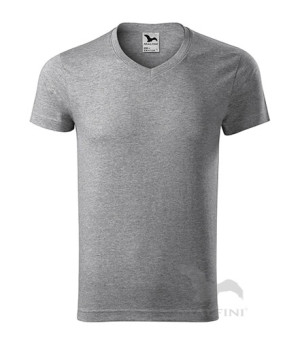 Slim Fit Herren T-Shirt mit V-Ausschnitt - Reklamnepredmety