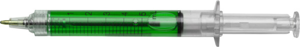 Spritzenförmiger Kugelschreiber