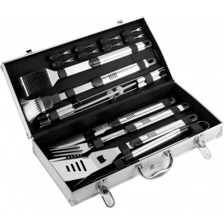 Barbecue-Set, Silber