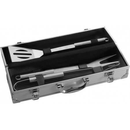 Barbecue-Set, Silber