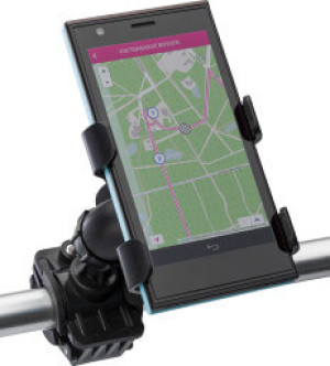 Verstellbarer Handyhalter aus Kunststoff für ein Fahrrad - Reklamnepredmety