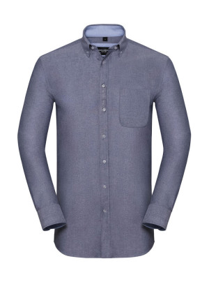Men`s LS Tailored Washed Oxford Shirt - Reklamnepredmety