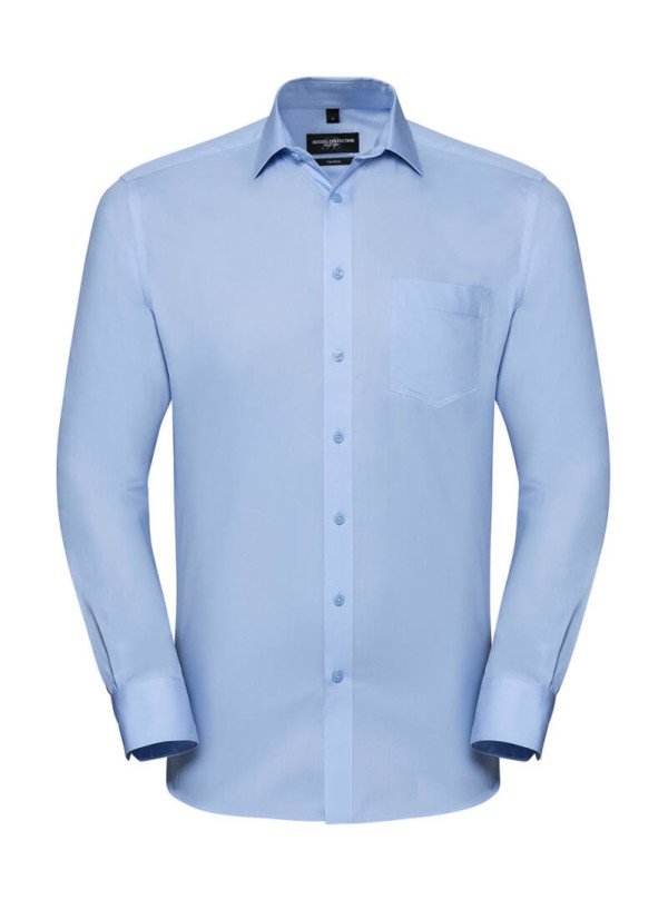 Men`s LS Tailored Coolmax® Shirt