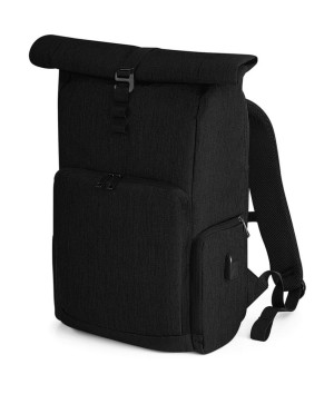 Q-Tech Charge Roll-Top Backpack - Reklamnepredmety