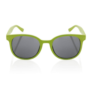 ECO Weizenstroh Sonnenbrille, grün - Reklamnepredmety