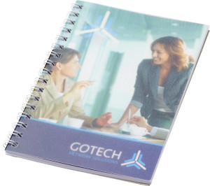 Desk-Mate® A6 Notizbuch mit Kunststoff Cover - Reklamnepredmety