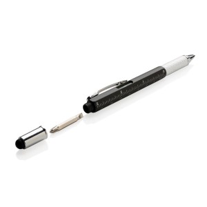 5-in-1 ABS Tool-Stift, grau