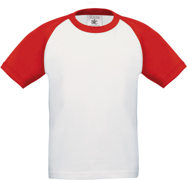 B&C | Kinder Raglan Kontrast T-Shirt