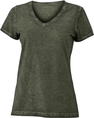 Damen V-Neck T-Shirt "Gipsy" - Reklamnepredmety