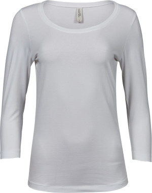 Damen Stretch T-Shirt 3/4 Arm - Reklamnepredmety