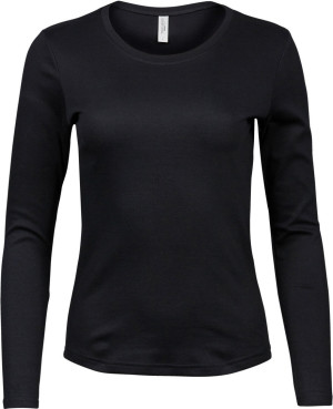 Damen Interlock T-Shirt langarm - Reklamnepredmety