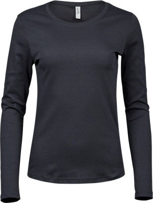 Damen Interlock T-Shirt langarm - Reklamnepredmety