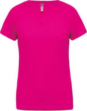 Damen V-Neck Sport T-Shirt - Reklamnepredmety