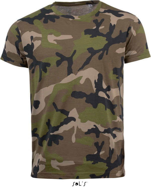 Herren Camouflage T-Shirt