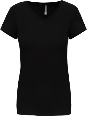 Damen V-Neck Stretch T-Shirt - Reklamnepredmety
