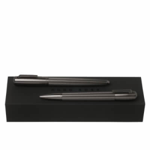 Set Pure Matte Dark Chrome (ballpoint pen & rollerball pen) - Reklamnepredmety