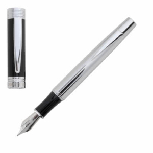Fountain pen Zoom Classic Black - Reklamnepredmety