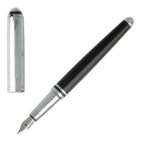 Fountain pen Miles Black - Reklamnepredmety