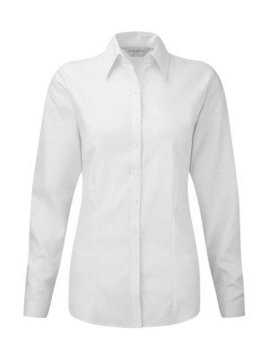 Ladies` LS Herringbone Shirt - Reklamnepredmety