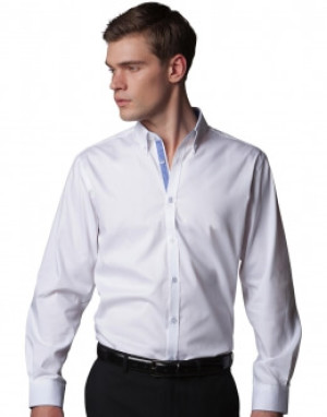 Contrast Premium Oxford Button Down Shirt LS - Reklamnepredmety
