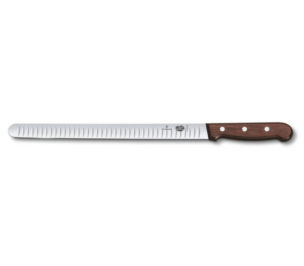 salmon knife, fluted edge