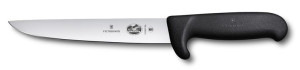 Fibrox Safety Nose butcher knife, normal cut, black, 18 cm - Reklamnepredmety