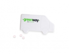 Potlač tamporpint logo na cukríky Greenway