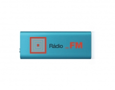 Potlač tampoprint logo na prehrávač Rádio FM
