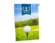 Potlač sublimácia logo Golf club na uterák