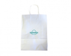 Potlač sieťotlač logo Kerkosand  na papierovú tašku