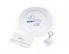 Potlač tampoprint logo na rôzne predmety Duck Tv