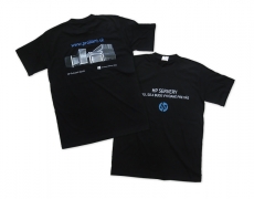 Potlač digitálna tlač logo HP na tričko
